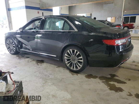 2017 Lincoln Continental Reserve with VIN 1LN6L9NP0H5602824, listed as a Copart auction lot 61150535 with 112,440 mi miles and Salvage title. Bid and sale history available at DreamBid. Image 2.