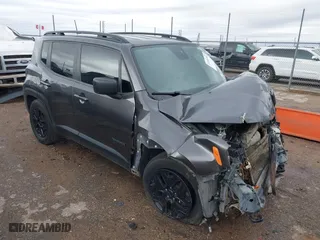 2018 Jeep Renegade Sport with VIN ZACCJBAB8JPH46701, listed as a IAAI auction lot 41959310 with 164,528 mi miles. Bid and sale history available at carsss.com. Image 1.