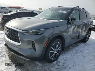 2023 Infiniti QX60 Autograph z VIN 5N1DL1HUXPC375744, wystawiony jako Copart lot #45015105 z przebiegiem 27 968 mil mil oraz Szkody całkowita. Historia ofert i sprzedaży dostępna na DreamBid. Obrazek 1.