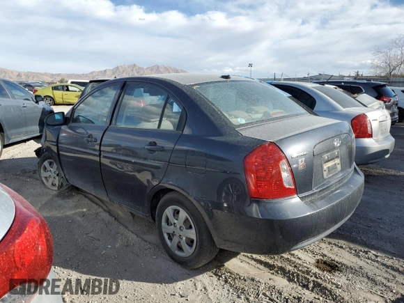 2008 Hyundai Accent GLS with VIN KMHCN46C38U229764, listed as a Copart auction lot 41918725 with 0 mi miles and Salvage Title. Bid and sale history available at carsss.com. Image 2.
