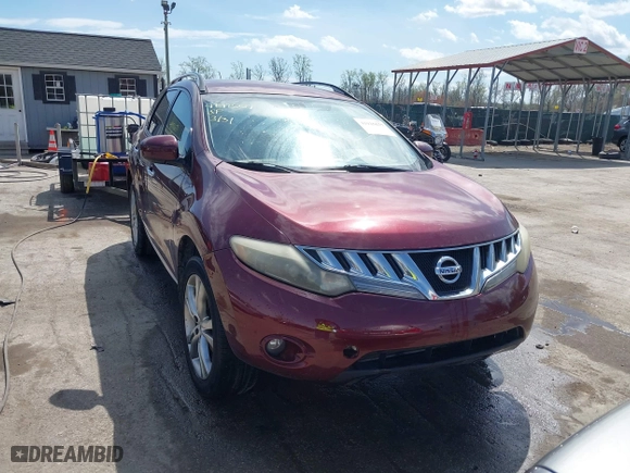 2009 Nissan Murano SL with VIN JN8AZ18W29W110796, listed as a IAAI auction lot 41925677 with 203,752 mi miles. Bid and sale history available at carsss.com. Image 12.