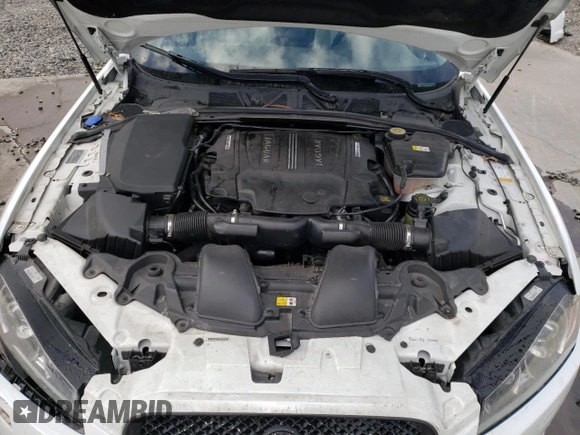 2013 Jaguar XF V6 SC with VIN SAJWJ0EFXD8S80460, listed as a Copart auction lot 81406734 with 122,972 mi miles and Salvage Title. Bid and sale history available at carsss.com. Image 12.