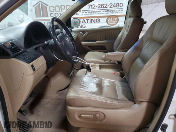 2006 Honda Odyssey EX-L with VIN 5FNRL38766B029207, listed as a Copart auction lot 50245425 with 271,920 mi miles and Salvage Title. Bid and sale history available at carsss.com. Image 7.