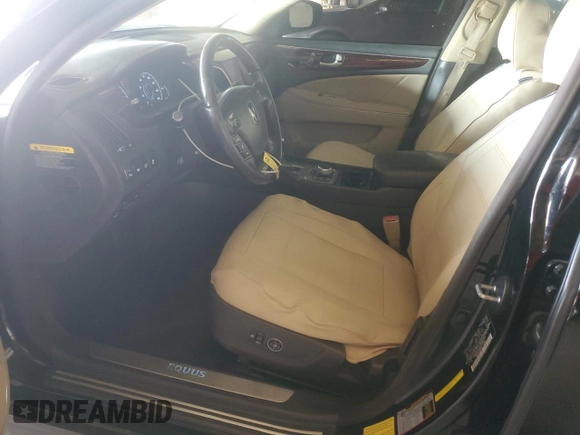 2012 Hyundai Equus Signature with VIN KMHGH4JH2CU045727, listed as a Copart auction lot 60744895 with 118,223 mi miles and Clean title. Bid and sale history available at DreamBid. Image 8.