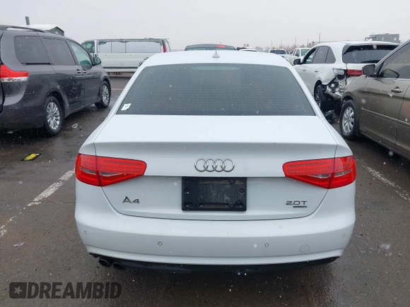 2013 Audi A4 2.0T Prestige with VIN WAUKFAFL7DN023912, listed as a IAAI auction lot 41278780 with 159,521 mi miles. Bid and sale history available at carsss.com. Image 17.