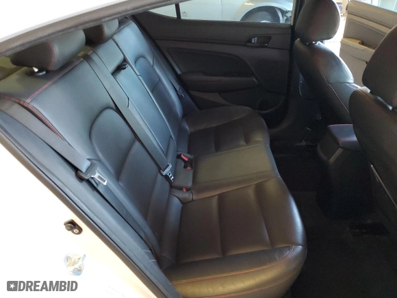 2018 Hyundai Elantra Sport with VIN KMHD04LB0JU546566, listed as a Copart auction lot 82096514 with 97,050 mi miles and Salvage Title. Bid and sale history available at carsss.com. Image 10.