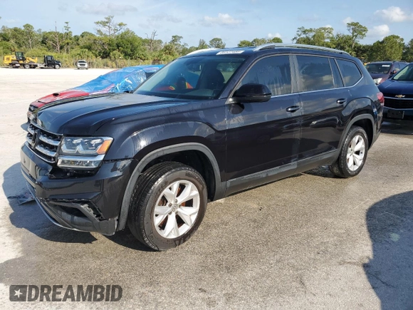 2018 Volkswagen Atlas SE with VIN 1V2CR2CAXJC562263, listed as a Copart auction lot 89131485 with 145,528 mi miles and Non repairable. Bid and sale history available at DreamBid. Image 1.