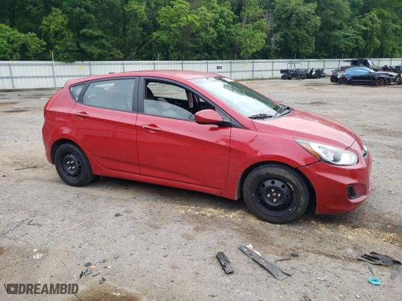 2014 Hyundai Accent GS with VIN KMHCT5AE4EU177030, listed as a Copart auction lot 54186815 with 199,486 mi miles and Salvage Title. Bid and sale history available at carsss.com. Image 4.