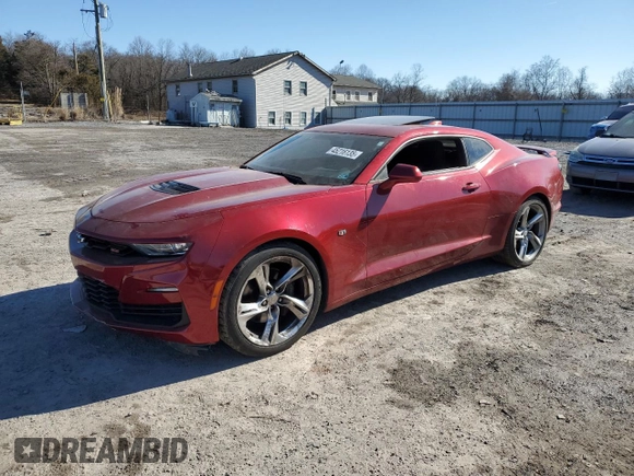 2020 Chevrolet Camaro 1SS with VIN 1G1FF1R70L0103088, listed as a Copart auction lot 45216135 with 46,075 mi miles and Salvage Title. Bid and sale history available at DreamBid. Image 1.