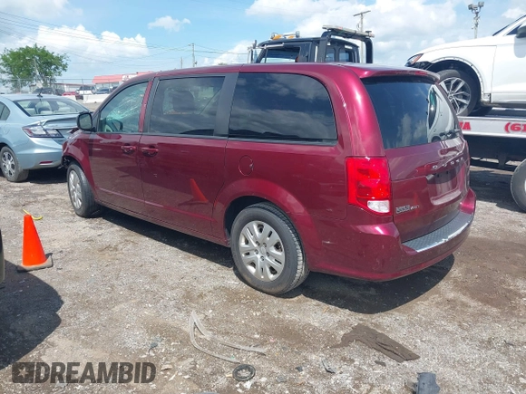 2018 Dodge Grand Caravan SE Plus with VIN 2C4RDGBG4JR253361, listed as a IAAI auction lot 42090745 with 237,044 mi miles and . Bid and sale history available at DreamBid. Image 3.