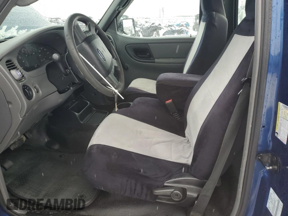 2008 Ford Ranger XL with VIN 1FTYR10U88PA49225, listed as a Copart auction lot 43600025 with 159,547 mi miles and Salvage title. Bid and sale history available at DreamBid. Image 7.