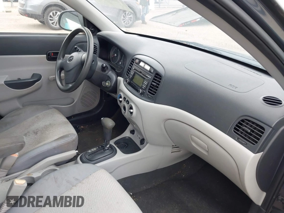 2010 Hyundai Accent GLS with VIN KMHCN4AC5AU464938, listed as a IAAI auction lot 42161461 with 134,296 mi miles. Bid and sale history available at carsss.com. Image 5.
