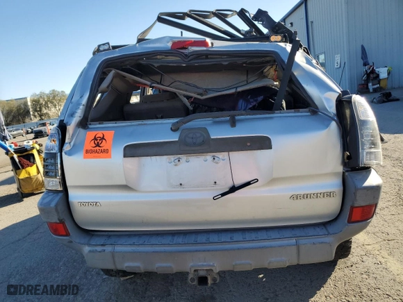 2003 Toyota 4Runner SR5 with VIN JTEZT14R230008016, listed as a Copart auction lot 46860355 with 0 mi miles and Non Repairable. Bid and sale history available at carsss.com. Image 6.