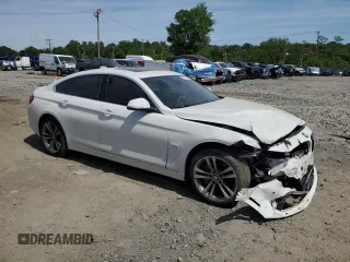 2019 BMW 4 Series 430i xDrive with VIN WBA4J3C53KBL08260, listed as a Copart auction lot 57282725 with 62,640 mi miles and Salvage title. Bid and sale history available at DreamBid. Image 4.