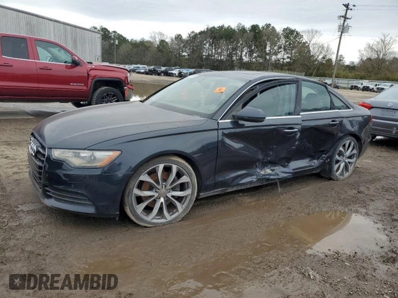 2014 Audi A6 Premium Plus with VIN WAUDFAFC6EN035950, listed as a Copart auction lot 88703465 with Not provided miles and Clean title. Bid and sale history available at DreamBid. Image 1.