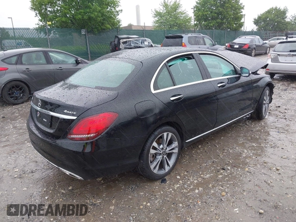 2021 Mercedes-Benz C 300 with VIN W1KWF8EB7MR643325, listed as a IAAI auction lot 42252453 with 61,965 mi miles and . Bid and sale history available at DreamBid. Image 4.