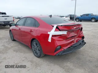 2024 Kia Forte GT-Line with VIN 3KPF54AD8RE800716, listed as a IAAI auction lot 41743373 with 9,667 mi miles. Bid and sale history available at carsss.com. Image 3.