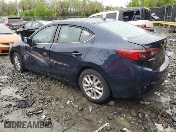 2016 Mazda Mazda3 i Grand Touring with VIN JM1BM1X70G1316203, listed as a Copart auction lot 52067675 with 61,247 mi miles and Salvage Title. Bid and sale history available at carsss.com. Image 2.