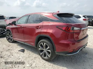 2022 Lexus RX 450h with VIN 2T2HGMDA8NC076504, listed as a Copart auction lot 51940915 with 39,050 mi miles and Salvage title. Bid and sale history available at DreamBid. Image 2.