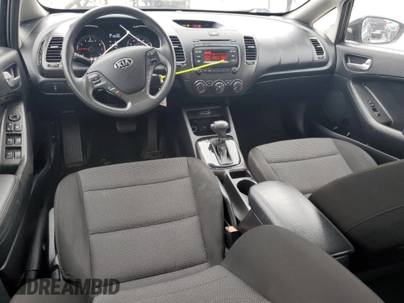 2017 Kia Forte LX with VIN KNAFK5A80H5699440, listed as a Copart auction lot 46067035 with 75,434 mi miles and Salvage Title. Bid and sale history available at carsss.com. Image 8.