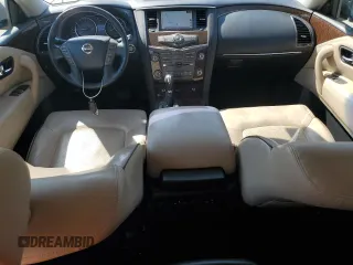 2017 Nissan Armada Platinum with VIN JN8AY2NE2H9707853, listed as a Copart auction lot 46654655 with 69,106 mi miles and Clean Title. Bid and sale history available at carsss.com. Image 8.