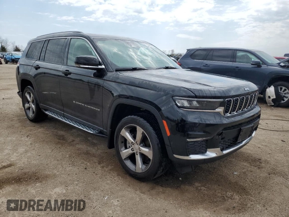 2021 Jeep Grand Cherokee Limited with VIN 1C4RJJBG9M8100545, listed as a Copart auction lot 53467375 with 40,432 mi miles and Salvage title. Bid and sale history available at DreamBid. Image 4.