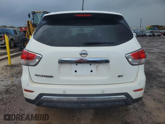 2016 Nissan Pathfinder SV with VIN 5N1AR2MN2GC641599, listed as a Copart auction lot 53649455 with 74,522 mi miles and Clean Title. Bid and sale history available at carsss.com. Image 6.