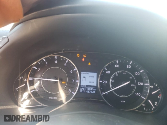 2018 Nissan Armada Platinum with VIN JN8AY2NE8J9730351, listed as a Copart auction lot 50538815 with 114,841 mi miles and Salvage Title. Bid and sale history available at carsss.com. Image 9.