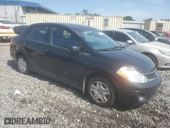 2011 Nissan Versa S with VIN 3N1BC1APXBL413134, listed as a Copart auction lot 57322405 with 161,808 mi miles and Salvage title. Bid and sale history available at DreamBid. Image 4.