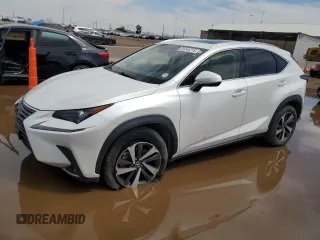 2021 Lexus NX 300 z VIN JTJGARDZ9M5025056, wystawiony jako Copart lot #56345215 z przebiegiem 45 476 mil mil oraz Szkoda całkowita • Salvage title. Historia ofert i sprzedaży dostępna na DreamBid. Obrazek 1.