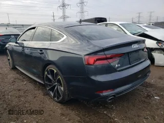 2019 Audi A5 Sportback Premium with VIN WAUDNCF52KA093511, listed as a Copart auction lot 79103543 with 18,009 mi miles. Bid and sale history available at carsss.com. Image 2.