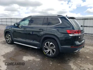 2021 Volkswagen Atlas SEL Premium with VIN 1V2TR2CA8MC516807, listed as a Copart auction lot 56819505 with 65,111 mi miles and Salvage title. Bid and sale history available at DreamBid. Image 2.