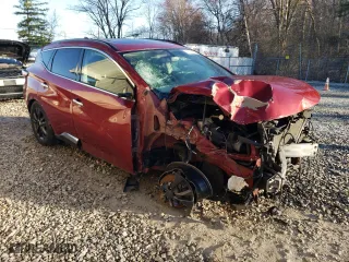 2017 Nissan Murano SL with VIN 5N1AZ2MH2HN179402, listed as a Copart auction lot 49954425 with 93,312 mi miles and Salvage Title. Bid and sale history available at carsss.com. Image 4.