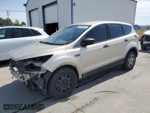 2017 Ford Escape S with VIN 1FMCU0F77HUE25995, listed as a Copart auction lot 56180845 with 105,006 mi miles and Salvage title. Bid and sale history available at DreamBid. Image 1.