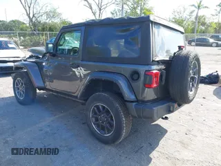2021 Jeep Wrangler Sport S with VIN 1C4GJXAN7MW691190, listed as a IAAI auction lot 42028528 with 24,207 mi miles and . Bid and sale history available at carsss.com. Image 3.