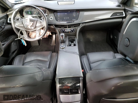 2019 Cadillac CT6 Sport AWD with VIN 1G6KP5R64KU127826, listed as a Copart auction lot 48248125 with 43,171 mi miles and Salvage title. Bid and sale history available at DreamBid. Image 8.