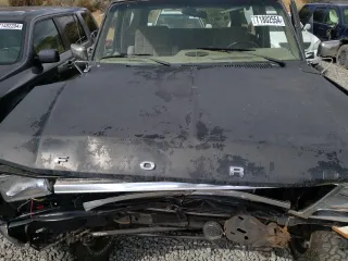 1986 Ford Bronco Custom with VIN 1FMEU15H7GLB19165, listed as a Copart auction lot 71802554 with 81,444 mi miles and Salvage Title. Bid and sale history available at carsss.com. Image 12.