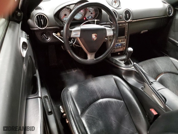 2006 Porsche Cayman S with VIN WP0AB29866U781305, listed as a Copart auction lot 50004615 with 102,795 mi miles and Clean Title. Bid and sale history available at carsss.com. Image 8.