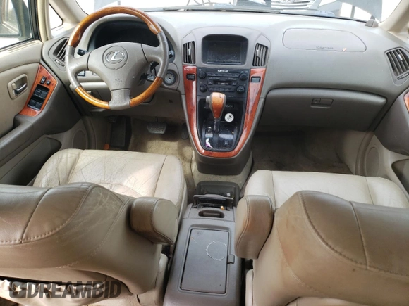2002 Lexus RX 300 with VIN JTJHF10U320247975, listed as a Copart auction lot 70864354 with 0 mi miles and Salvage Title. Bid and sale history available at carsss.com. Image 8.