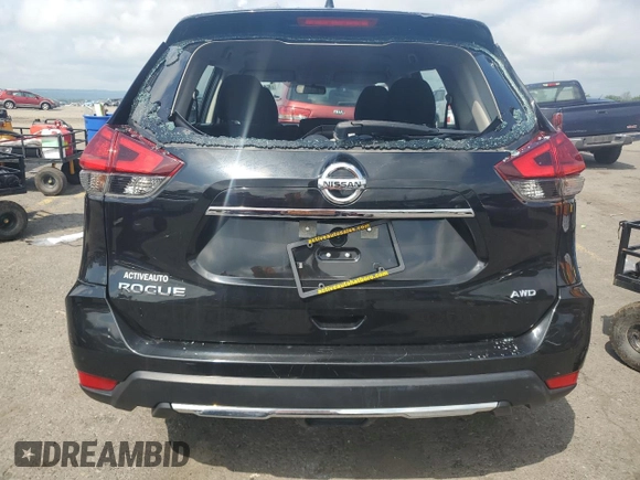 2017 Nissan Rogue S with VIN KNMAT2MV9HP537904, listed as a Copart auction lot 64998025 with 97,916 mi miles and Salvage title. Bid and sale history available at DreamBid. Image 6.