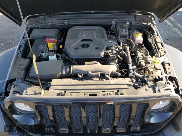 2022 Jeep Wrangler Unlimited Willys Sport with VIN 1C4HJXDN2NW132521, listed as a Copart auction lot 80614904 with 20,793 mi miles and Salvage Title. Bid and sale history available at DreamBid. Image 13.