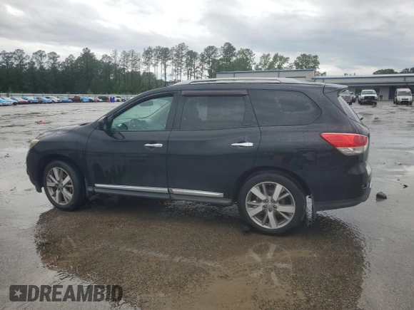 2013 Nissan Pathfinder SV with VIN 5N1AR2MM0DC677861, listed as a Copart auction lot 54373235 with 114,506 mi miles and Salvage title. Bid and sale history available at DreamBid. Image 2.