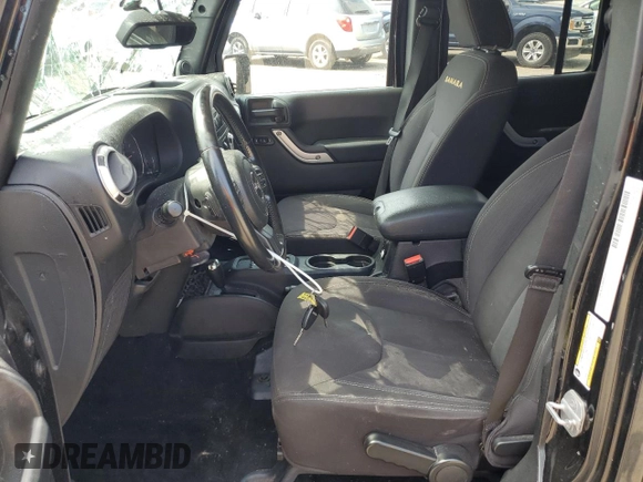 2013 Jeep Wrangler Unlimited Sahara with VIN 1C4BJWEG8DL678692, listed as a Copart auction lot 62289785 with 132,528 mi miles and Clean title. Bid and sale history available at DreamBid. Image 7.
