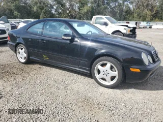 2001 Mercedes-Benz CLK 320/430 with VIN WDBLJ70G11F182465, listed as a Copart auction lot 81299454 with 99,524 mi miles and Non Repairable. Bid and sale history available at DreamBid. Image 4.