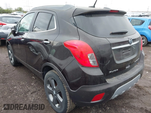 2014 Buick Encore Convenience with VIN KL4CJBSB1EB593409, listed as a IAAI auction lot 42017145 with 85,954 mi miles and . Bid and sale history available at carsss.com. Image 3.