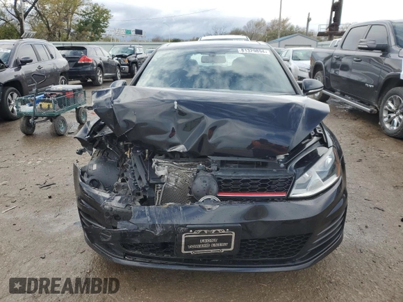 2015 Volkswagen GTI SE with VIN 3VW4T7AU1FM027908, listed as a Copart auction lot 81329894 with 61,315 mi miles and Salvage Title. Bid and sale history available at DreamBid. Image 5.