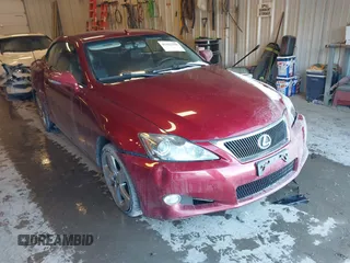 2010 Lexus IS 250 C with VIN JTHFF2C24A2510566, listed as a IAAI auction lot 41422398 with 144,074 mi miles and . Bid and sale history available at DreamBid. Image 1.