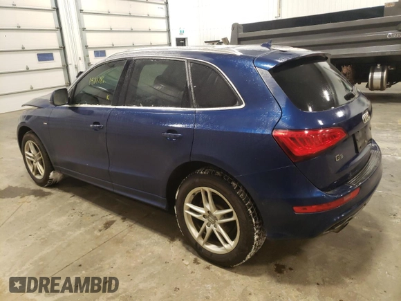 2014 Audi Q5 with VIN WA1MFCFP3EA003279, listed as a Copart auction lot 70851282 with 158,178 mi miles and Salvage title. Bid and sale history available at DreamBid. Image 2.