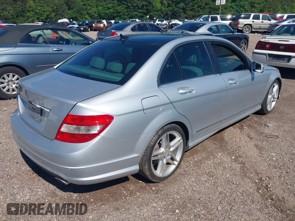2010 Mercedes-Benz C 300 Sport with VIN WDDGF5EB2AA390184, listed as a IAAI auction lot 42153744 with 131,564 mi miles and . Bid and sale history available at DreamBid. Image 4.