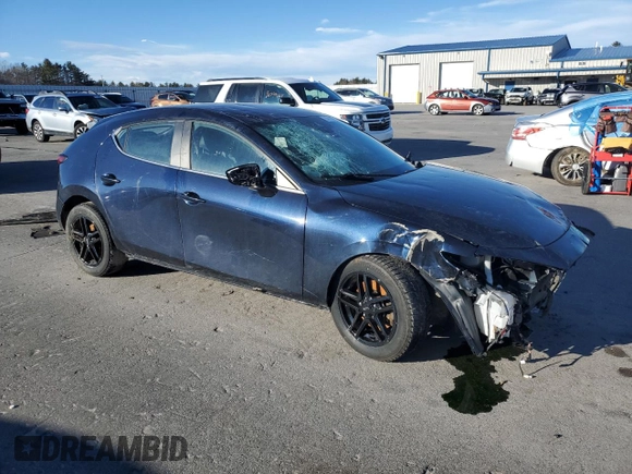 2019 Mazda 3 with VIN JM1BPBJM2K1131512, listed as a Copart auction lot 87112664 with Not provided miles and Salvage title. Bid and sale history available at DreamBid. Image 4.